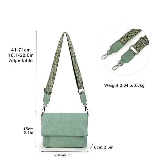 Gladdon Umhängetasche damen,Schultertasche mit Reißverschluss, Crossbody Tasche, Leder Handtasche Klein, Daypack……