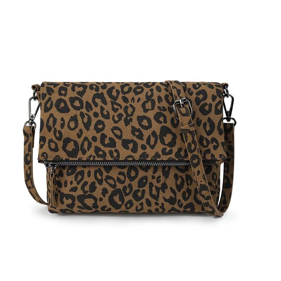 Gladdon Umhängetasche damen,Schultertasche mit Reißverschluss, Crossbody Tasche, Leder Handtasche Klein, Daypack……