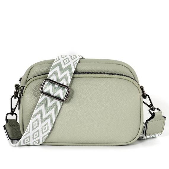 TANTOMI Umhängetasche Damen Klein, Crossbody Bag Damen Handytasche zum Umhängen, Moderne Handtasche Damen Klein mit Breitem Schultergurt, Damen Tasche Tägliches Arbeiten, Einkaufen,Reisen
