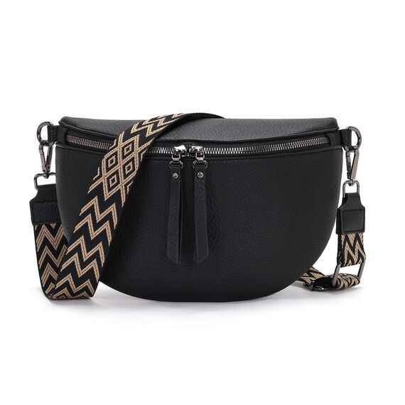 Vezluax Schwarz Geschenkbox 31×21×4cm mit Damentasche Geschenk für Frauen zum Geburtstag Muttertag Valentinstag Jahrestag & Weihnachten Schwarz Tasche