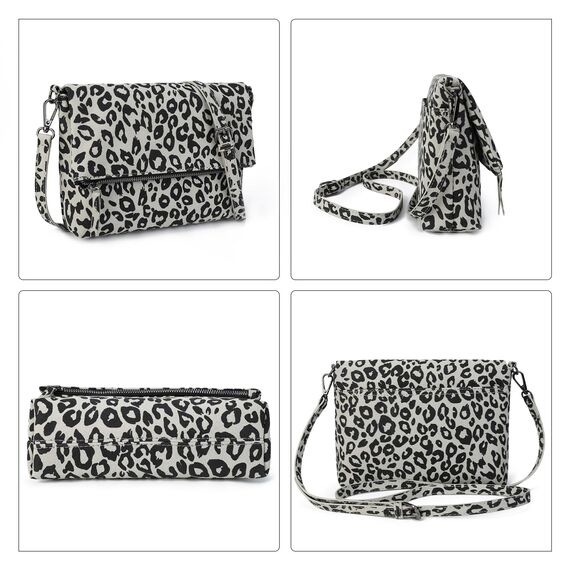 Gladdon Umhängetasche damen,Schultertasche mit Reißverschluss, Crossbody Tasche, Leder Handtasche Klein, Daypack……