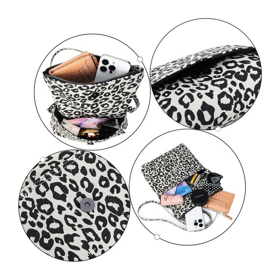 Gladdon Umhängetasche damen,Schultertasche mit Reißverschluss, Crossbody Tasche, Leder Handtasche Klein, Daypack……