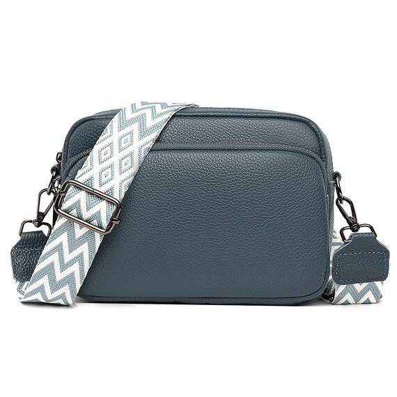 TIAASTAP Damen Umhängetasche Klein Leder Handtasche Crossbody Bag Crossbag Schultertasche Damen Tasche Moderne Taschen mit breitem Schultergurt und 3 Fächern