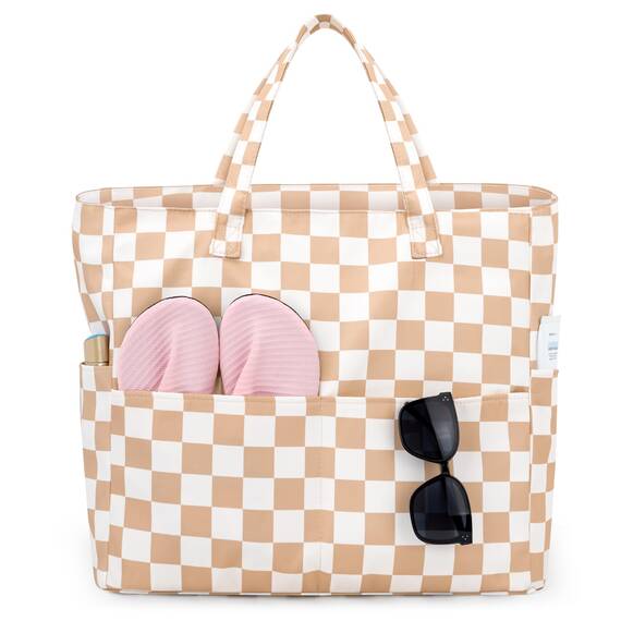 Strandtasche Badetasche Große XXL mit Reißverschluss Familie Beach Bag Shopper Damen, Leicht Faltbare Grosse Schwimmbadtasche, Urlaub Must Have Einkaufstaschen für Reisen Einkaufen Picknick Alltag