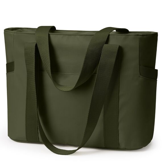 KALIDI Shopper Tasche Damen Handtasche Groß Arbeitstasche Uni Tasche Damen-Shopper Tote Bag Grün FüR Arbeit, School, BüRo, Schule
