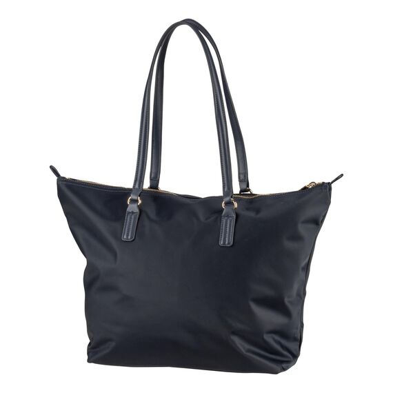 Tommy Hilfiger Damen Tote Bag Tasche Poppy mit Reißverschluss, Blau (Space Blue), Einheitsgröße