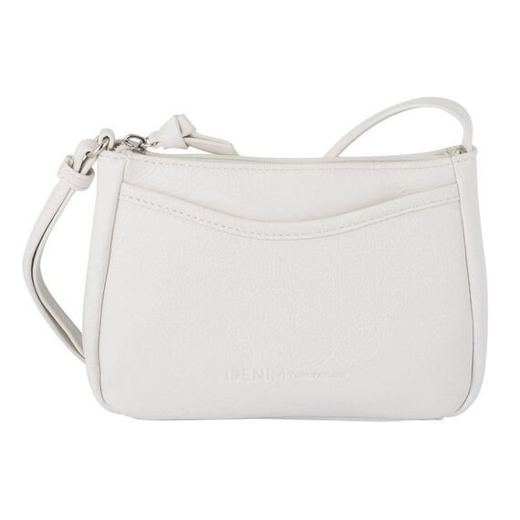 TOM TAILOR Denim Cilia Damen Umhängetasche Crossbody Bag Klein Weiß