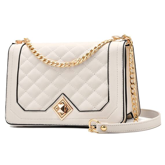 Travistar Kleine Umhängetasche Damen – Handtasche Damen Klein aus Kunstleder, Kette Schulterriemen Tasche Crossbody Bag mit Reißverschluss, Schultertasche für Alltag, Reisen & Geschenk