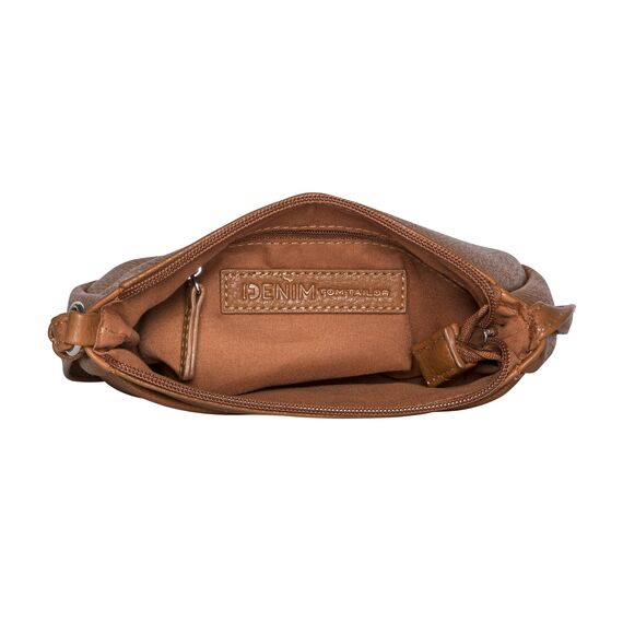 TOM TAILOR Umhängetasche Damen Cilia Schultertasche, Braun (Cognac), 4x14x21 cm, TOM TAILOR Handtaschen, Taschen für Damen, klein