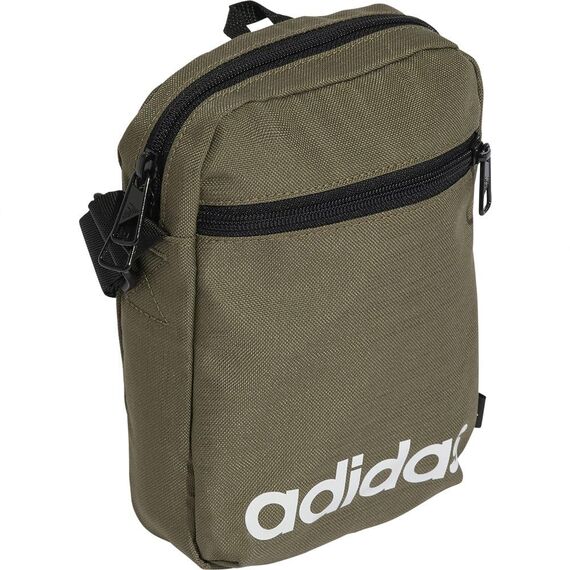 Adidas Unisex Essentials Organizer, Olive strata/White, One Size