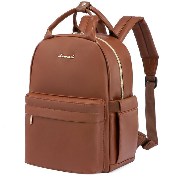 LOVEVOOK Kleiner Leder Rucksack Damen Klein Cityrucksack Handtasche 2 in 1 Wasserdicht Tagesrucksack Mini Backpack Women Elegant Casual Daypack für Reise Freizeit Einkauf Arbeit