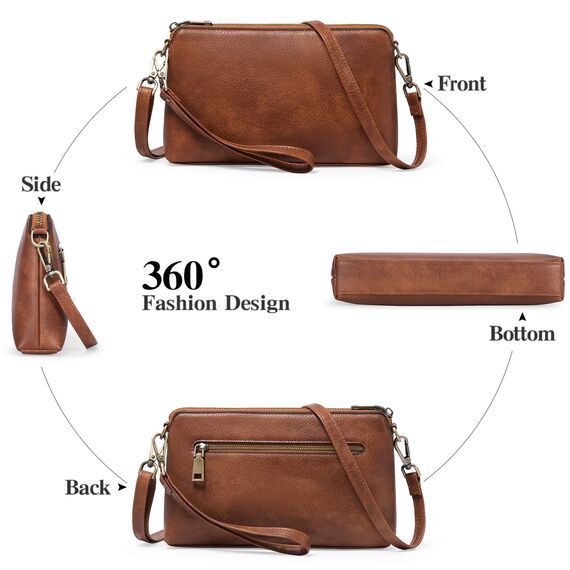 GAEKEAO Umhängetasche Damen Handy, Crossbody Bag Damen, Tasche Damen umhängetasche Geldbörse, Handtasche Damen umhängetasche, mit Kartenfächer Verstellbar Abnehmbar Schultergurt für Frauen