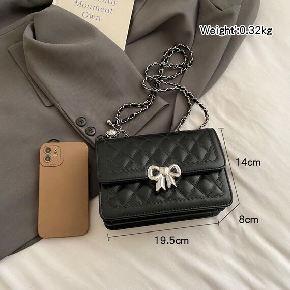Travistar Kleine Handtasche Damen Umhängetasche Damen Klein Tasche Niedlich Schultertasche Gesteppt PU Leder Crossbody Bag für Mädchen Frauen mit Kette Schulterriemen, Rosa