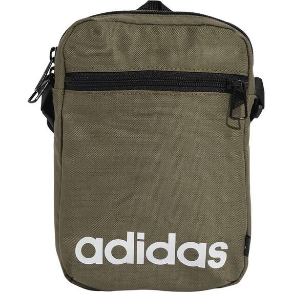 Adidas Unisex Essentials Organizer, Olive strata/White, One Size