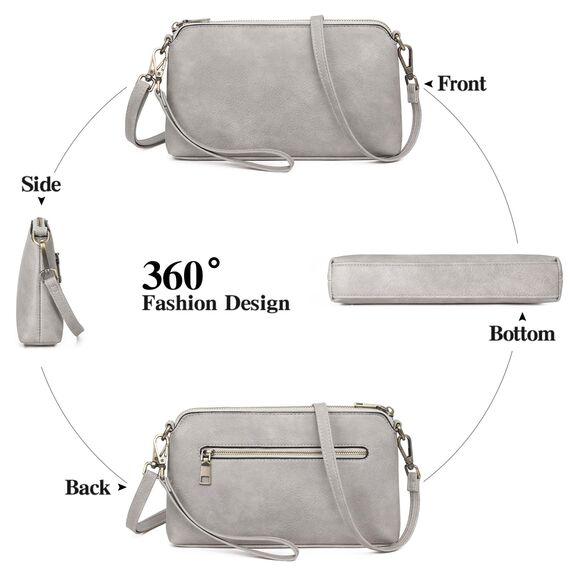 GAEKEAO Umhängetasche Damen Handy, Crossbody Bag Damen, Tasche Damen umhängetasche Geldbörse, Handtasche Damen umhängetasche, mit Kartenfächer Verstellbar Abnehmbar Schultergurt für Frauen