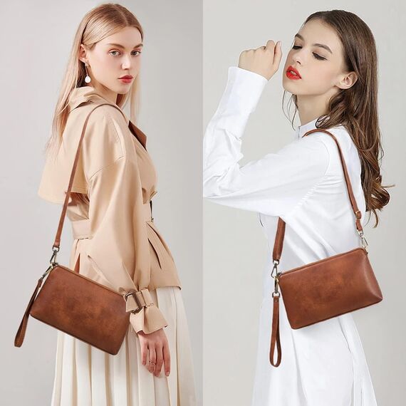 GAEKEAO Umhängetasche Damen Handy, Crossbody Bag Damen, Tasche Damen umhängetasche Geldbörse, Handtasche Damen umhängetasche, mit Kartenfächer Verstellbar Abnehmbar Schultergurt für Frauen