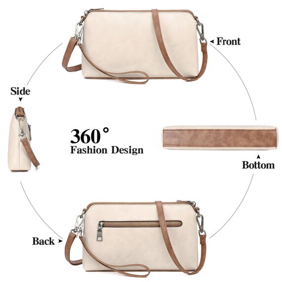 GAEKEAO Umhängetasche Damen Handy, Crossbody Bag Damen, Tasche Damen umhängetasche Geldbörse, Handtasche Damen umhängetasche, mit Kartenfächer Verstellbar Abnehmbar Schultergurt für Frauen