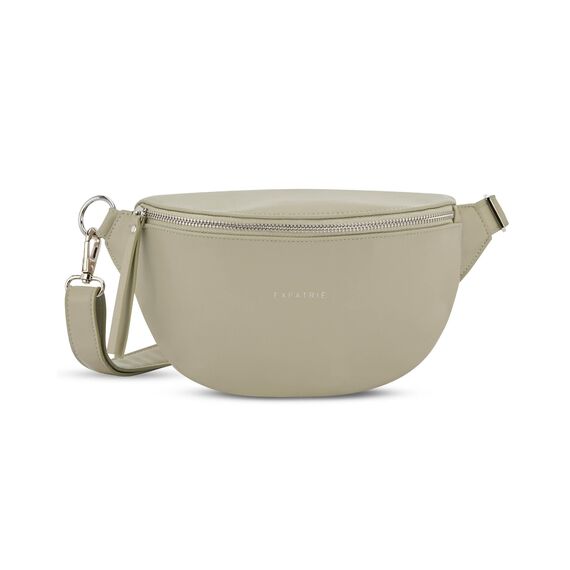 Expatrié Bauchtasche Damen Grün - Alice Small - Gürteltasche für Festival, Reisen & Alltag aus Veganem Leder - Brusttasche Stylisch - Wasserabweisend