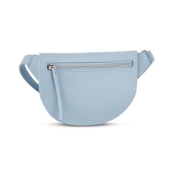 Expatrié Bauchtasche Damen Hellblau - Alice Small - Gürteltasche für Festival, Reisen & Alltag aus Veganem Leder - Brusttasche Stylisch - Wasserabweisend