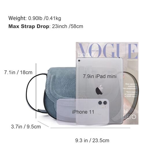 AFKOMST Umhängetasche Damen Klein, Frauen PU Leder Schultertaschen, Handtasche Damen, mit Verstellbar Abnehmbar Schultergurt