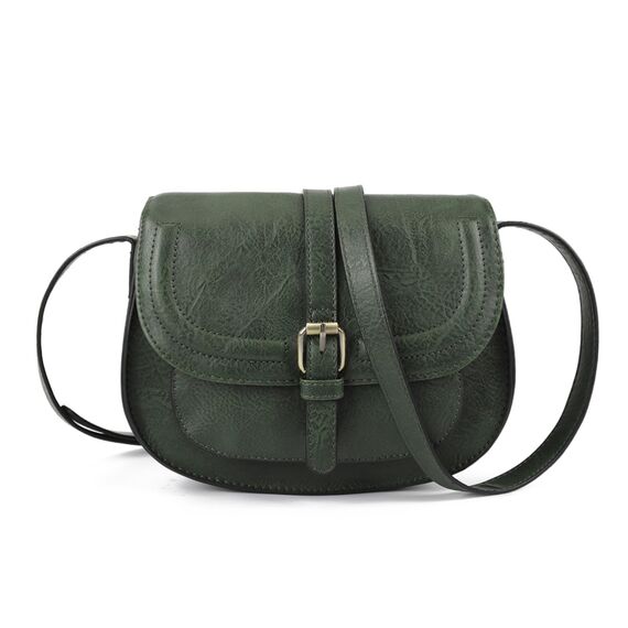 AFKOMST Umhängetasche Damen Klein, Frauen PU Leder Schultertaschen, Handtasche Damen, mit Verstellbar Abnehmbar Schultergurt…