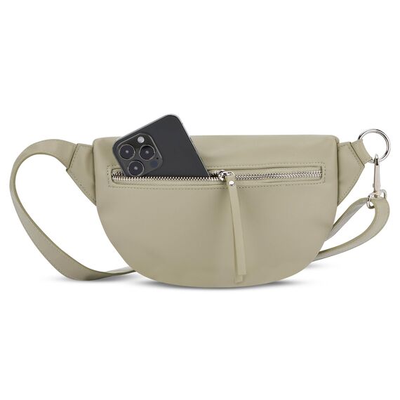 Expatrié Bauchtasche Damen Grün - Alice Small - Gürteltasche für Festival, Reisen & Alltag aus Veganem Leder - Brusttasche Stylisch - Wasserabweisend
