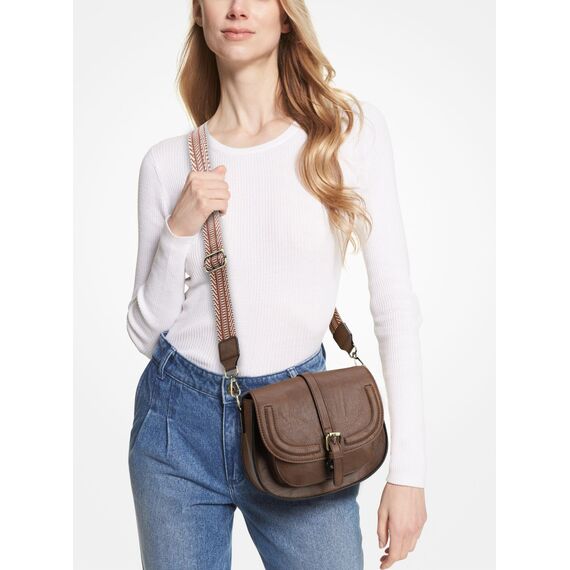 AFKOMST Umhängetasche für Damen Kleiner Beutel und Schultertasche Vintage Sattel Handtaschen Veganes Leder, Small