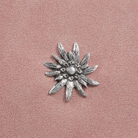 dressforfun Dirndl Tasche, Handtasche Damen mittelgroß, Trachten Mode, Trachtentasche Wildlederoptik, Edelweiß, Damen Tasche, Umhängetasche, Oktoberfest Accessoires, Damen-Schultertaschen - rosa