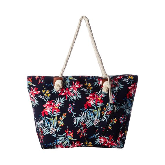 DonDon große Strandtasche XXL mit Reißverschluss - Umhängetasche Damen - große Badetasche für Urlaub vielseitige Shopper Tasche Damen für Strand Urlaub Must Haves Beach bag - Hawaii Lifestyle