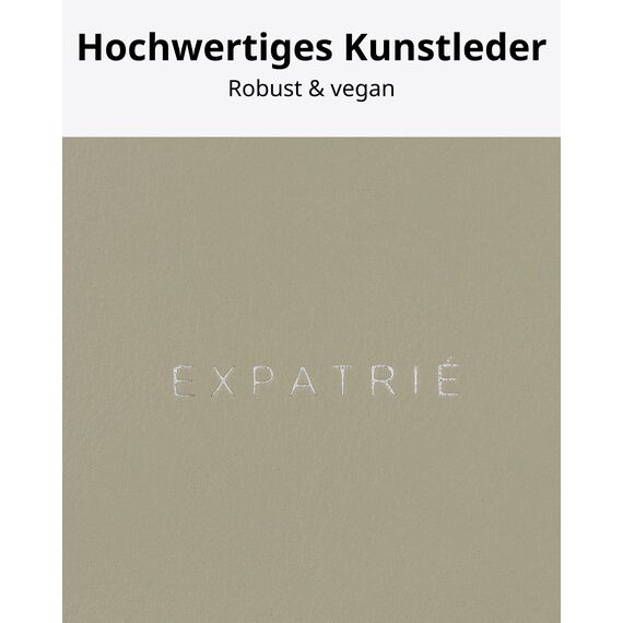 Expatrié Bauchtasche Damen Grün - Alice Small - Gürteltasche für Festival, Reisen & Alltag aus Veganem Leder - Brusttasche Stylisch - Wasserabweisend