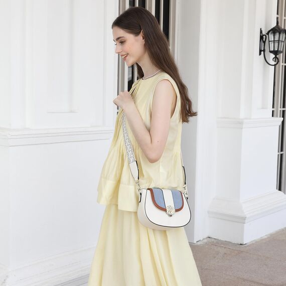 Miss Lulu Umhängetasche Damen Klein, Handytasche zum Umhängen aus PU Leder, Crossbody Bag mit Verstellbarem Gurt, Umhängetaschen Schultertaschen mit 4 Fächern