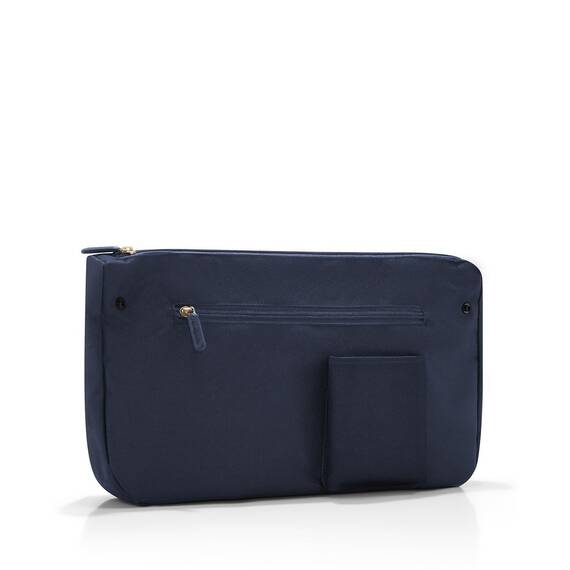 reisenthel loopshopper M frame rhombus midnight gold – Stabile Tasche mit praktischen Fächern aus recycelten PET-Flaschen – Eleganz beim Einkaufen, viel Funktion inklusive!