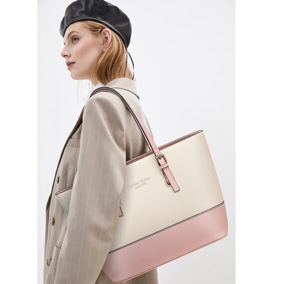 Jocose Moose Damen Handtasche Schultertasche, Vintage Leder Tasche Shopper Groß für BüRo Schule Einkauf, Geschenk mit Einer Damen Geldbörse