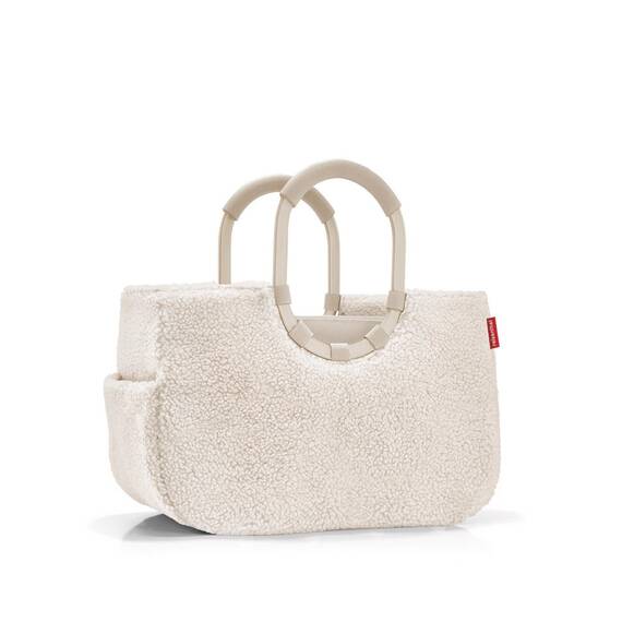 reisenthel loopshopper M teddy sand – Stabile Tasche mit praktischen Fächern aus recycelten PET-Flaschen – Eleganz beim Einkaufen, viel Funktion inklusive!