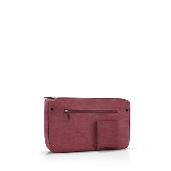 reisenthel loopshopper M twist maroon – Stabile Tasche mit praktischen Fächern aus recycelten PET-Flaschen – Eleganz beim Einkaufen, viel Funktion inklusive!