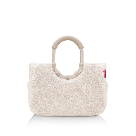reisenthel loopshopper M teddy sand – Stabile Tasche mit praktischen Fächern aus recycelten PET-Flaschen – Eleganz beim Einkaufen, viel Funktion inklusive!