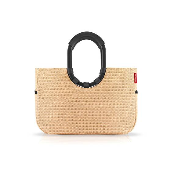 REISENTHEL OS7079 LOOPSHOPPER M FRAME Gym Bag Unisex Adult RAFFIA BLACK Größe Unica