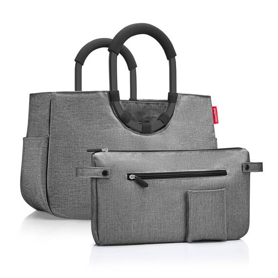 reisenthel loopshopper M – Stabile Tasche mit praktischer Fächeraufteilung und großer Innentasche aus recycelten PET-Flaschen – wasserabweisendes Design