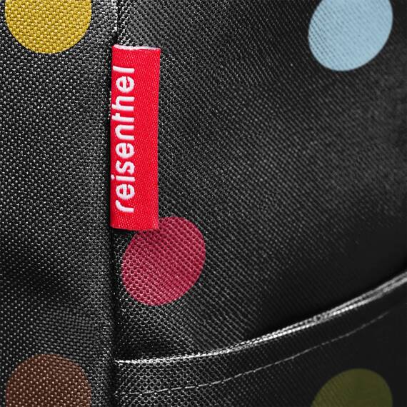 reisenthel loopshopper M frame dots – Stabile Tasche mit praktischer Fächeraufteilung und großer Innentasche aus recycelten PET-Flaschen – wasserabweisendes Design