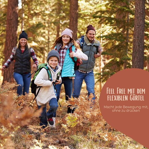 Lavenda® Elastischer Gürtel ohne Schnalle Damen – Schnallenfreier Gürtel Damen oder Herren – Unsichtbarer justierbarer Stretchgürtel