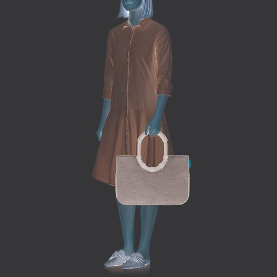 reisenthel loopshopper M – Stabile Tasche mit praktischer Fächeraufteilung und großer Innentasche aus recycelten PET-Flaschen – wasserabweisendes Design