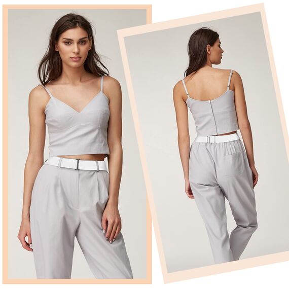 Cobee Unsichtbarer Damengürtel, verstellbarer elastischer Gürtel mit flacher Schnalle, kein sichtbarer Taillengürtel für Jeans, Hosen, Kleider (Weiss)