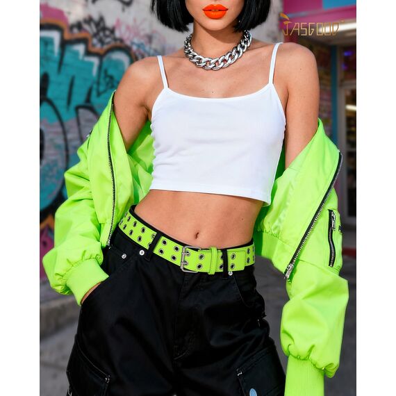 JasGood Punk Gürtel Nietengürtel Damen und Herren Doppelloch Gürtel mit Punk Style CosplayGürtel Hip Hop RockGürtel für Oder Gothic-Outfits