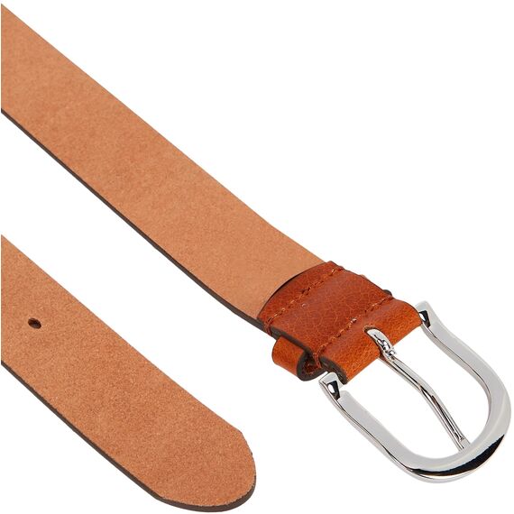 Tommy Hilfiger Damen Gürtel New Danny Belt Ledergürtel, Braun (Cognac), 75 cm