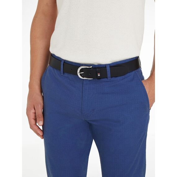 Tommy Hilfiger Damen Gürtel New Danny Belt Ledergürtel, Blau (Night Sky), 70 cm