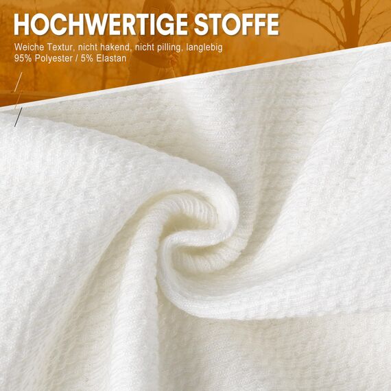HAMUNI Mütze Damen - Dünne Slouch Beanie Mütze Herren - Leicht Weich Chemo Mützen - Atmungsaktiv Longbeanie - Elastisch Beanie Mütze Ideale für Alle Jahreszeiten (01Weiß)