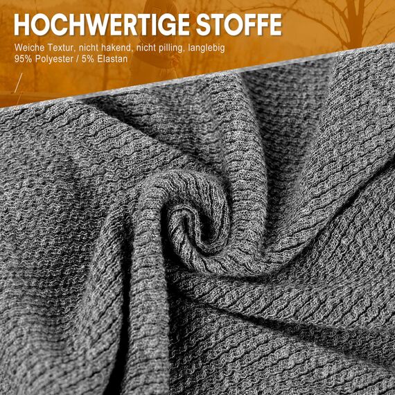HAMUNI Mütze Damen Dünne Mütze Herren - Slouch Beanie - Leicht Weich Chemo Mützen - Atmungsaktiv Longbeanie - Elastisch Mützen - Ideale Beanie Mütze für Alle Jahreszeiten (Dunkelgrau)