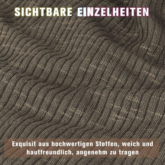 HAMUNI Mütze Damen Slouch Beanie Mütze Herren Elastisch Weich Bequem Jersey Mütze Klassische Mode Longbeanie perfekt für Frühling Herbst und Winter (Grün)