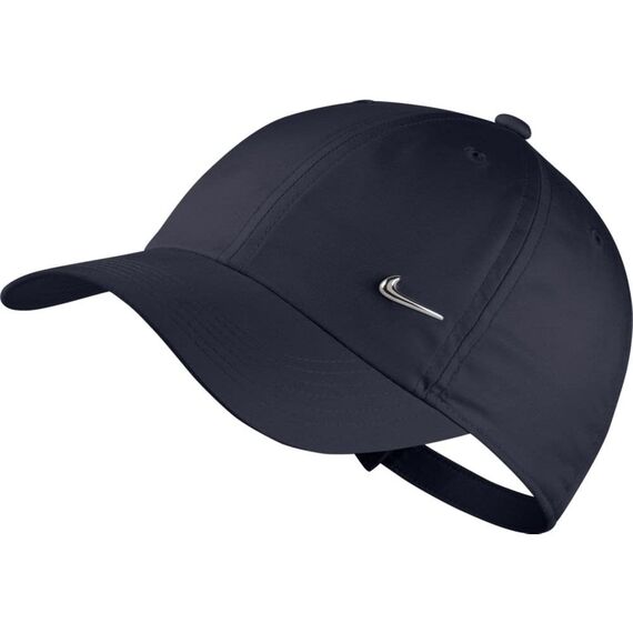 Nike Kinder Unisex Y NK H86 CAP SWOOSH Mütze, Blau (obsidian/Metallic silver), One size