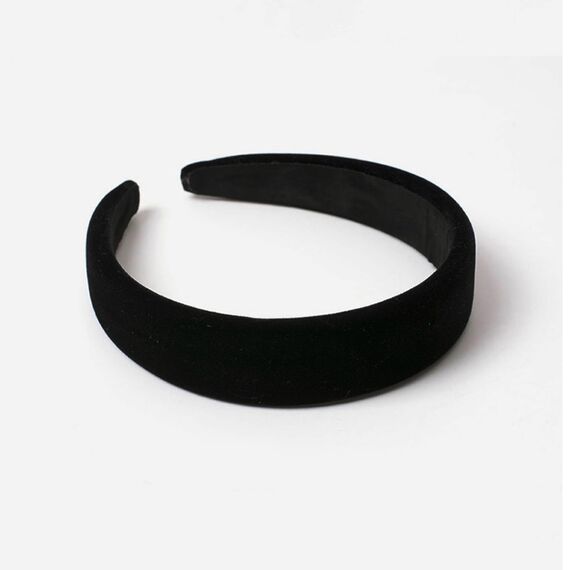 EUDUQ 3 Stück Haarreifen Damen,Gepolstertes Stirnband aus Samtstoff,Retro Style Haarband,Vintage Haarschmuck,Stirnbänder für Frauen und Mädchen (Schwarz/Burgunderrot/Braun)